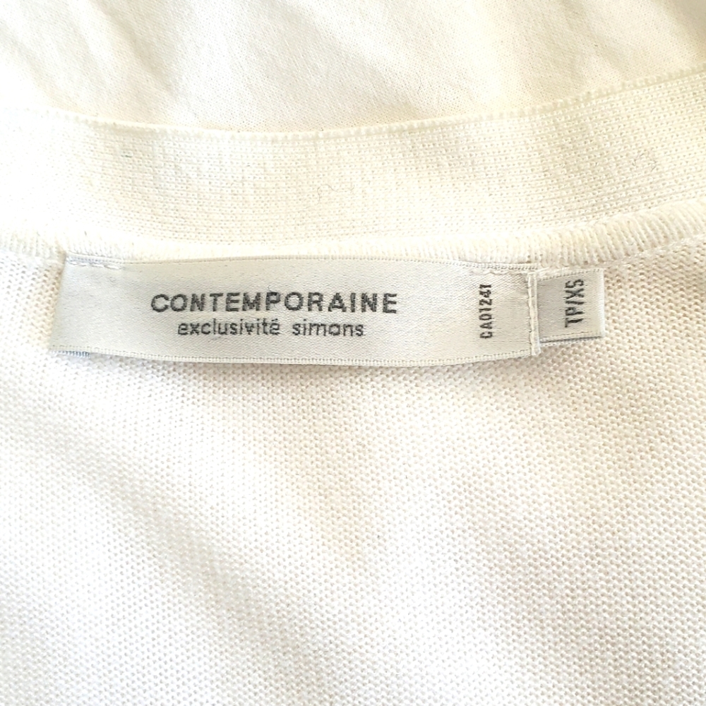SOLD! Long White Cardigan